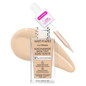Wet n Wild Bare Focus Niacinamide Skin Tint, Light Medium Sand