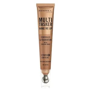 Rimmel London Multi-Tasker Wake Me Up Concealer And Foundation With Cooling Wand, 090 Toffee