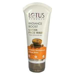 Lotus Herbals Radiance Boost Ubtan Face Wash 100g
