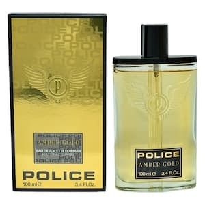 Police Eau De Toilette, For Men, Amber Gold, 100ml