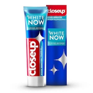 Closeup White Now Toothpaste, Stain Remover, 75ml