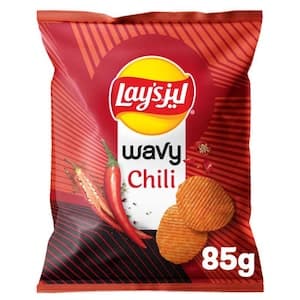 Lay’s Wavy Potato Chips Chilli 85g