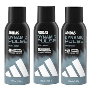 Adidas Dynamic Pulse Deodorant Body Spray, 150ml Pack of 3