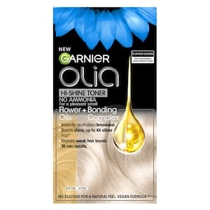 Garnier Olia No Ammonia Hi-Shine Toner, 10.01 Platinum Blonde