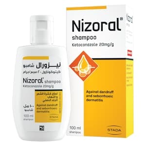 Nizoral 2% Ketoconazole Anti-Dandruff Shampoo, 100ml
