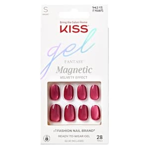 Kiss Gel Fantasy Magnetic Velvety Effect False Nails FMA05