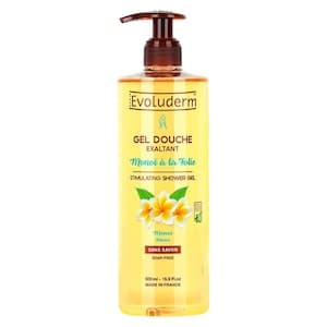 Evoluderm Stimulating Shower Gel, Monoi, 500ml