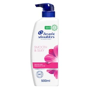 Head & Shoulders Smooth and Silky Anti-Dandruff Shampoo, 500ml