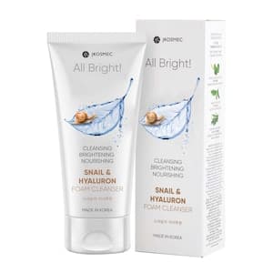 Jkosmec All Bright Snail & Hyaluron Foam Cleanser, 180Ml