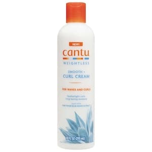 Cantu Weightless Smooth Plus Curl Cream for Waves & Curls, 295ml