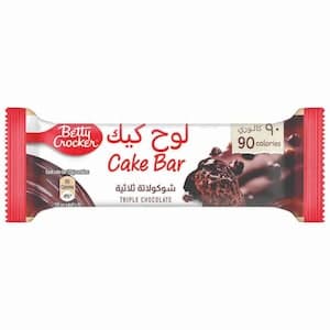 Betty Crocker Cake Bars Triple Chocolate 25g, Pack of 4