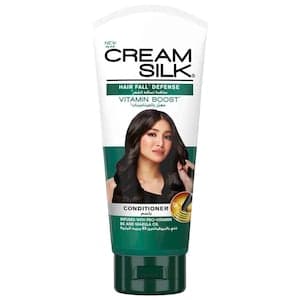 Cream Silk Hair Fall Defense Vitamin Boost Conditioner Infused with Pro-Vitamin B5 and Marula Oil, 330ml