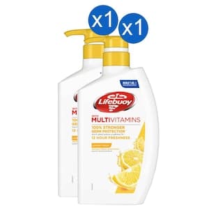 Lifebuoy Body Wash Silky Lemon Fresh 500ml, Pack of 2