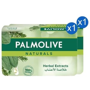 Palmolive Naturals Herbal Extracts Soap 170g, Pack of 2