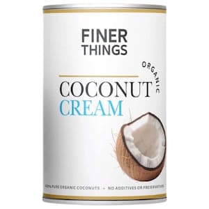 Finer Things Organic Coconut Cream, 400ml
