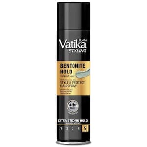 Vatika Styling Bentonite Hold Style and Protect Hairspray, 250ml