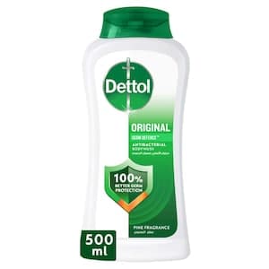 Dettol Original Shower Gel & Body Wash, Pine Scent, 500ml