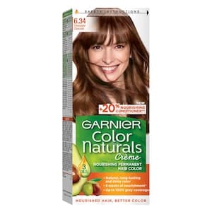 Garnier Color Naturals Crème Nourishing Permanent Hair Color, 6.34, Chocolate