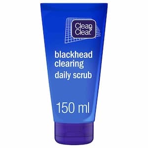 Clean & Clear Blackhead Clearing Daily Scrub, Blackhead Removal, 150ml