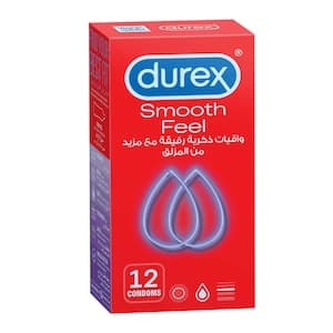 Durex Feel Smooth Condoms 12s