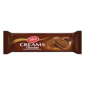 Tiffany Creams Chocolate Flavoured Cream Biscuits, 84g