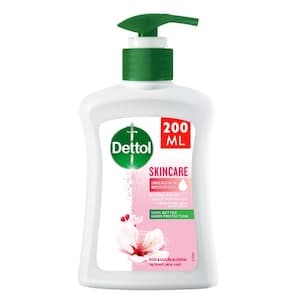 Dettol Skincare Liquid Handwash Pump, Rose & Sakura Blossom Scent, 200ml