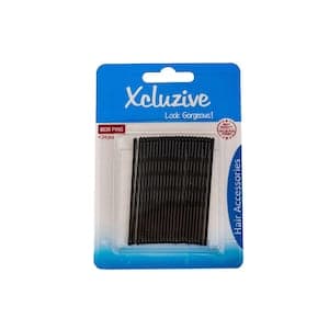Xcluzive Hair Grips Black 24 PCS