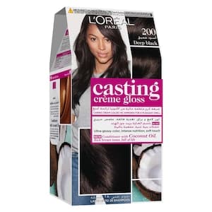 L'Oreal Paris Casting Creme Gloss Hair Colour 200 Ebony Black