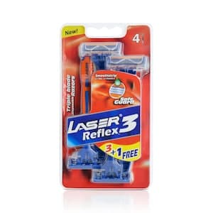 Laser Reflex 3 Shaving Razor 4 Razors